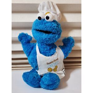 Sesame Street Bakery Cookie Monster 2002 bean bottom stuffed